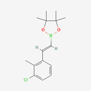 (E)-2-(3-Chloro-2-methylstyryl)-4,4,5,5-tetramethyl-1,3,2-dioxaborolane