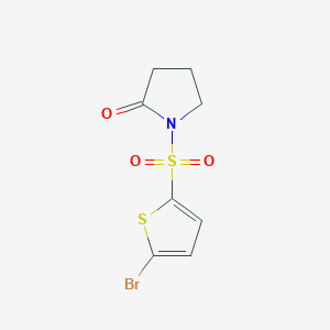 1-[(5-Bromo-2-thienyl)sulfonyl]pyrrolidin-2-one