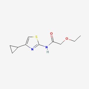 molecular formula C10H14N2O2S B14897410 n-(4-Cyclopropylthiazol-2-yl)-2-ethoxyacetamide 