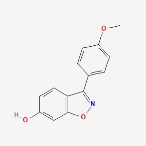 B1489746 3-(4-Methoxy-phenyl)-benzo[D]isoxazol-6-OL CAS No. 885273-25-6