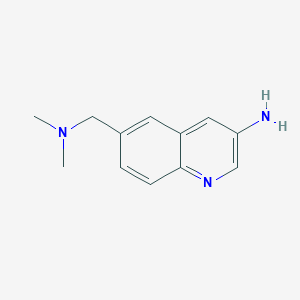 6-[(Dimethylamino)methyl]-3-quinolinamine