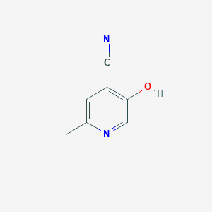 molecular formula C8H8N2O B14897488 2-Ethyl-5-hydroxypyridine-4-carbonitrile 