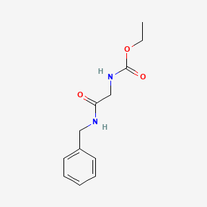 molecular formula C12H16N2O3 B14897495 Ethyl (2-(benzylamino)-2-oxoethyl)carbamate 