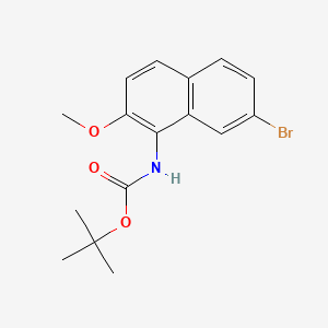 tert-Butyl (7-bromo-2-methoxynaphthalen-1-yl)carbamate