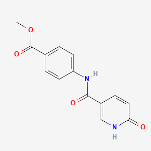 Methyl 4-(6-oxo-1,6-dihydropyridine-3-carboxamido)benzoate