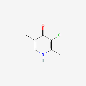 molecular formula C7H8ClNO B14897552 3-Chloro-2,5-dimethylpyridin-4-ol 