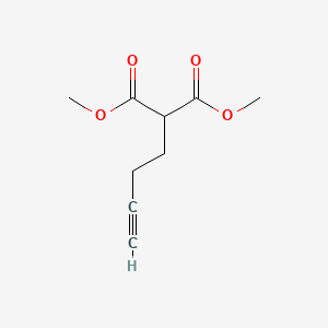 molecular formula C9H12O4 B14897561 Dimethyl 2-(but-3-yn-1-yl)malonate 