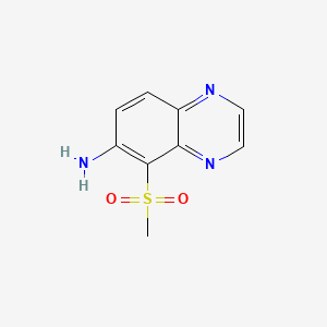 5-(Methylsulfonyl)quinoxalin-6-amine