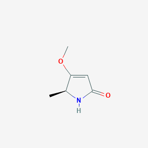 molecular formula C6H9NO2 B14897580 (S)-4-Methoxy-5-methyl-1H-pyrrol-2(5H)-one 