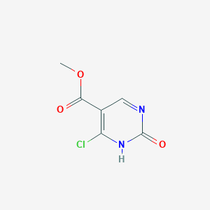 molecular formula C6H5ClN2O3 B14897625 Methyl 6-chloro-2-oxo-1,2-dihydropyrimidine-5-carboxylate 