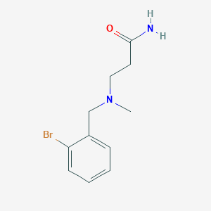 3-((2-Bromobenzyl)(methyl)amino)propanamide