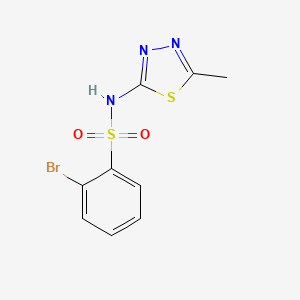 2-Bromo-N-(5-methyl-1,3,4-thiadiazol-2-YL)benzenesulfonamide