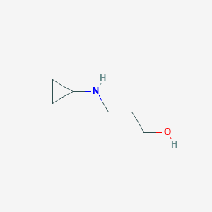 molecular formula C6H13NO B1489765 3-(环丙基氨基)丙醇 CAS No. 1211444-25-5