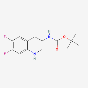 tert-Butyl (6,7-difluoro-1,2,3,4-tetrahydroquinolin-3-yl)carbamate