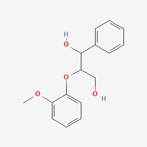 2-(2-Methoxyphenoxy)-1-phenylpropane-1,3-diol