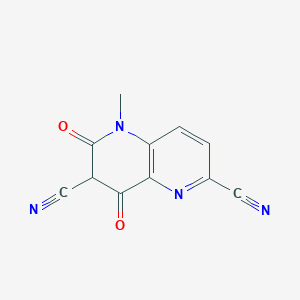 5-Methyl-6,8-dioxo-5,6,7,8-tetrahydro-1,5-naphthyridine-2,7-dicarbonitrile