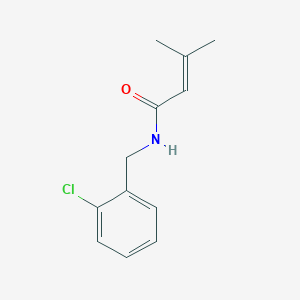 n-(2-Chlorobenzyl)-3-methylbut-2-enamide