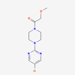 1-(4-(5-Bromopyrimidin-2-yl)piperazin-1-yl)-2-methoxyethan-1-one