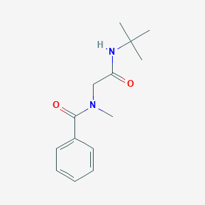 molecular formula C14H20N2O2 B14897756 n-(2-(Tert-butylamino)-2-oxoethyl)-N-methylbenzamide 