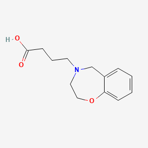 molecular formula C13H17NO3 B14897762 4-(2,3-Dihydrobenzo[f][1,4]oxazepin-4(5h)-yl)butanoic acid 