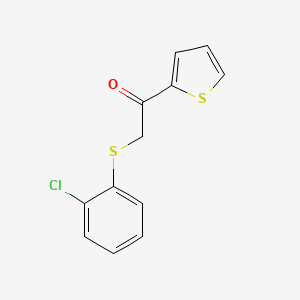 2-((2-Chlorophenyl)thio)-1-(thiophen-2-yl)ethan-1-one