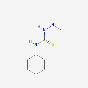 n-Cyclohexyl-2,2-dimethylhydrazine-1-carbothioamide