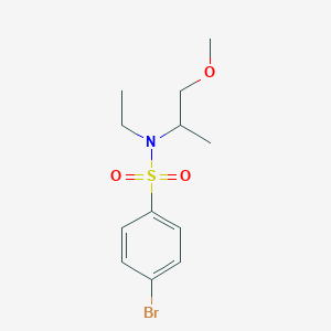 4-bromo-N-ethyl-N-(1-methoxypropan-2-yl)benzenesulfonamide