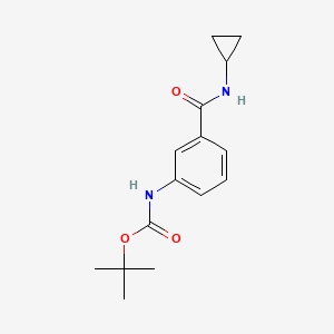 Tert-butyl (3-(cyclopropylcarbamoyl)phenyl)carbamate