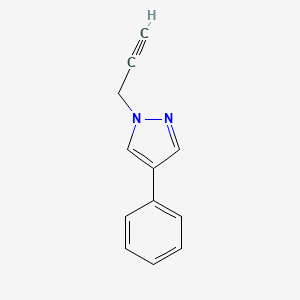 molecular formula C12H10N2 B1489789 4-phenyl-1-(prop-2-yn-1-yl)-1H-pyrazole CAS No. 1342686-75-2