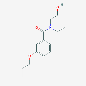 N-ethyl-N-(2-hydroxyethyl)-3-propoxybenzamide