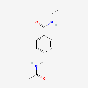 4-(acetamidomethyl)-N-ethylbenzamide