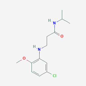 3-((5-Chloro-2-methoxyphenyl)amino)-N-isopropylpropanamide