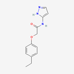 molecular formula C13H15N3O2 B14897940 2-(4-ethylphenoxy)-N-(1H-pyrazol-3-yl)acetamide 