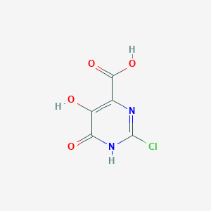 2-Chloro-5-hydroxy-6-oxo-1,6-dihydropyrimidine-4-carboxylic acid