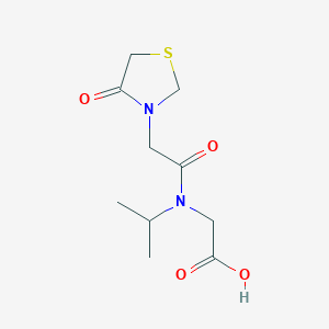 molecular formula C10H16N2O4S B14897968 n-Isopropyl-n-(2-(4-oxothiazolidin-3-yl)acetyl)glycine 