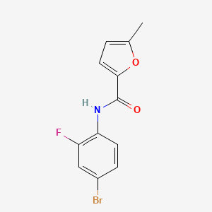 N-(4-bromo-2-fluorophenyl)-5-methylfuran-2-carboxamide