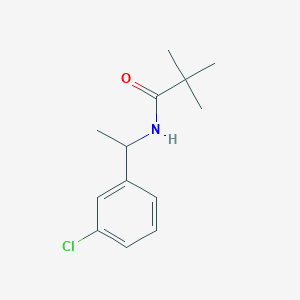 molecular formula C13H18ClNO B14898011 n-(1-(3-Chlorophenyl)ethyl)pivalamide 