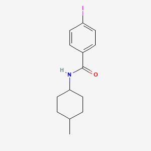 molecular formula C14H18INO B14898018 4-iodo-N-(4-methylcyclohexyl)benzamide 