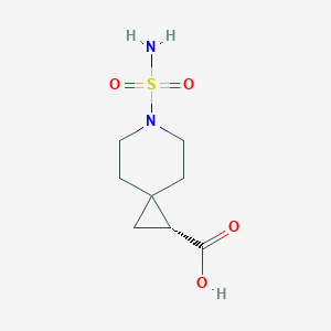 (R)-6-Sulfamoyl-6-azaspiro[2.5]octane-1-carboxylic acid