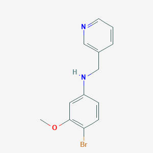 4-Bromo-3-methoxy-N-(pyridin-3-ylmethyl)aniline