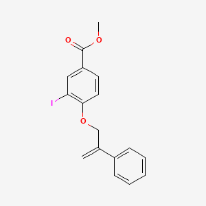 Methyl 3-iodo-4-((2-phenylallyl)oxy)benzoate