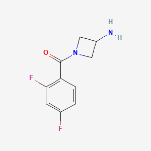 1-(2,4-Difluorobenzoyl)azetidin-3-amine