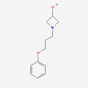 molecular formula C12H17NO2 B1489816 1-(3-Phenoxypropyl)azetidin-3-ol CAS No. 1339215-21-2