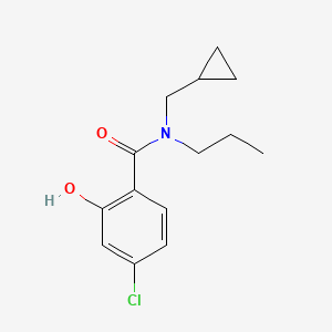 4-chloro-N-(cyclopropylmethyl)-2-hydroxy-N-propylbenzamide