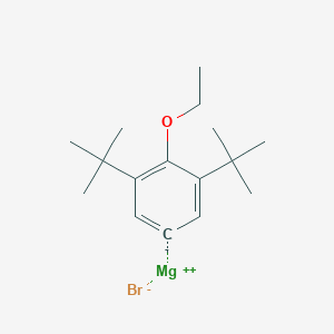 molecular formula C16H25BrMgO B14898175 (3,5-Di-t-butyl-4-ethoxyphenyl)magnesium bromide 