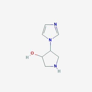 4-(1H-imidazol-1-yl)pyrrolidin-3-ol