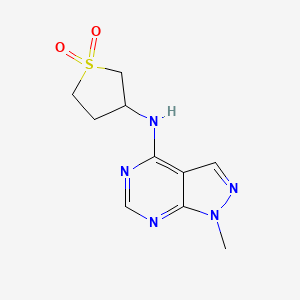 N-(1,1-dioxidotetrahydrothiophen-3-yl)-1-methyl-1H-pyrazolo[3,4-d]pyrimidin-4-amine