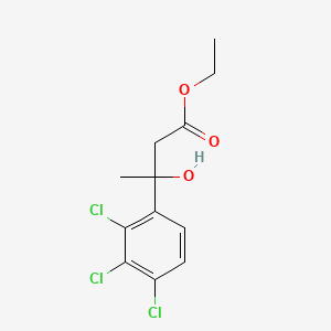 Ethyl 3-hydroxy-3-(2,3,4-trichlorophenyl)butanoate