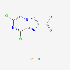 Methyl 6,8-dichloroimidazo[1,2-a]pyrazine-2-carboxylate hydrobromide