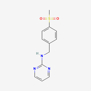 n-(4-(Methylsulfonyl)benzyl)pyrimidin-2-amine